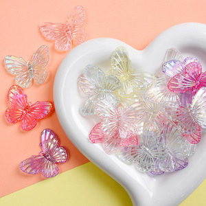 Mini Mariposas Simuladas Artísticas Marca <span class=keywords><strong>CECE</strong></span> Accesorios Hechos a Mano DIY de Plástico para Pinzas de Pelo, Parches, Colgantes para Fundas de Teléfono - Product Image 4
