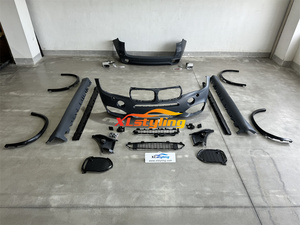 XLstyling Conversión de coche Facelift X5 F15 m-tech Parachoques trasero delantero X5 F15 M Tech Kit de carrocería para <span class=keywords><strong>BMW</strong></span> X5 F15 2013 <span class=keywords><strong>2014</strong></span> 2015 2016 - Product Image 2