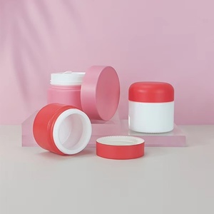 Pot en verre rose mat en porcelaine blanche avec logo personnalisé, 30 ml, 50 ml, pot en verre en porcelaine blanche opale pour crème cosmétique avec couvercle - Product Image 2