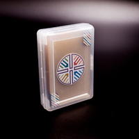 Cartes à Jouer Publicitaires en Plastique Transparent de Haute Qualité 57*87mm 63*88mm Personnalisées 100% Neuves Coins Arrondis pour la Famille