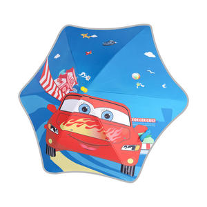 Parapluie pour enfants sécurité coin arrondi nom étiquette vinyle mâle femme bébé pluie brillant longue poignée semi-automatique maternelle - Product Image 5