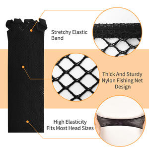 Venta al por mayor de accesorios para el cabello, redes para pelucas, peluca, Red para el cabello de alta elasticidad, gorra <span class=keywords><strong>invisible</strong></span> para peluca, ambos extremos, gorra de malla conectada - Product Image 4