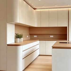 Modern Light Luxury Integrated <b>Wardrobe</b> Walk In Closet Panel Material Tree Finishing Full Custom Home Storage Solution - Product Image 1