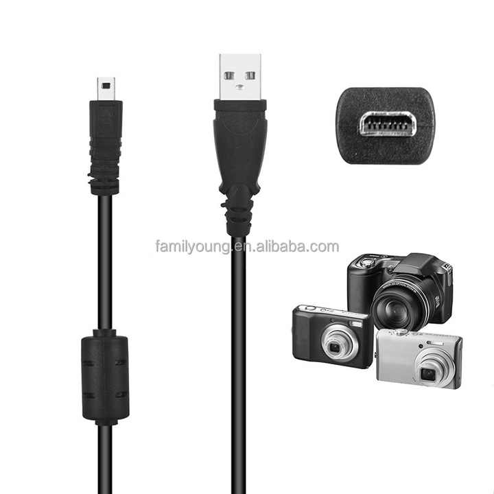 OTB 1,5m Cavo Dati USB Per Nikon Coolpix P90, Sostituito: UC-E6, UC-E17