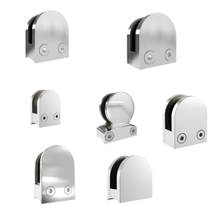 Support de garde-corps en verre en acier inoxydable au design moderne, pince pour garde-corps en verre, support de main courante, clip pour balcon, <span class=keywords><strong>escalier</strong></span> - Product Image 4