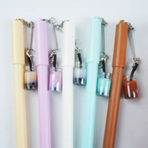 Goth — service à thé au lait Boba, jouet en peluche + étui + stylo cadeau, papeterie à thème - Product Image 3