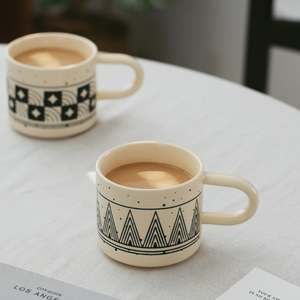 Creative Underglaze Colored Retro High Aesthetic <b>Large</b> Capacity Customizable Food <b>Safe</b> Dishwasher Microwave <b>Safe</b> Reusable - Product Image 5