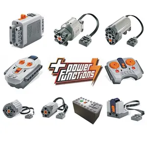 Power Functions Electric Toy Motor Function Sets Rechargeable Controller Battery Box Compatible with Technology Blocks Set