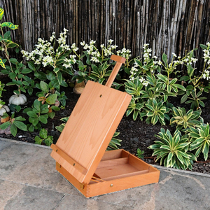 MEEDEN High Solid Beech <b>Wood</b> Large 38'' Tabletop H-Frame <b>Easel</b> Stand Model AFE-6011-YM for Sketch Made in Guangdong - Product Image 3