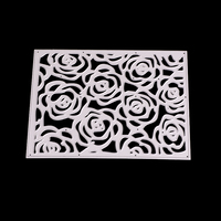 AAGU Nuovo Metallo Acciaio Al Carbonio Mestiere Muore per Scrapbooking Metallo del Mestiere Del Regalo Carta di Invito Rosa Fiore Da Taglio Muore Taglierina
