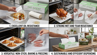 Papier alimentaire en gros, imprimé, intercalé, 10x10,75 pouces, qualité alimentaire, feuilles de papier ciré pour emballage de hamburgers et sandwichs