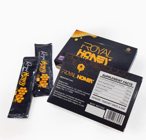 Versandfertige Königliche Kräuter-Goldhonig-Nahrungsergänzungsmittel für Männer mit Safran-Kapseln & Zäpfchen für Immunität & Energie - Product Image 5