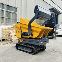 CE approuvé 500kg Mini Dumper Essence Micro Mining Construction Dumper pour le jardin et le site avec moteur et composants de noyau de pompe