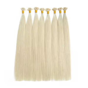 Vendita all'ingrosso <span class=keywords><strong>naturale</strong></span> russo Remy extension Super doppia tirata cheratina U punta 16 pollici lunga luce bionda - Product Image 3