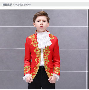 Costume de <span class=keywords><strong>prince</strong></span> médiéval pour enfants, costume de roi pour garçons, déguisement de fête, costume de smoking, costume de carnaval, <span class=keywords><strong>cadeau</strong></span> d'anniversaire pour enfants - Product Image 5