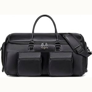 Free Sample Waterproof Large Duffel <b>Bag</b> Suit Travel Weekend <b>Bag</b> <b>Flight</b> <b>Bag</b> with Shoe Pouch for Men <b>Women</b> - Product Image 1
