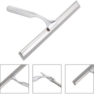 Durable Professional Convenient Stainless Steel Rubber Shower Car Washing Cleaner Window <b>Squeegee</b> Colorful Medium SJY-250903-70 - Product Image 3