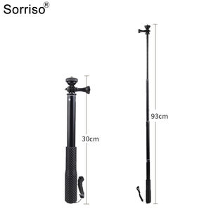<span class=keywords><strong>Palo</strong></span> <span class=keywords><strong>Selfie</strong></span> Monopie Extensible de Aluminio SORRISO para Cámara de Acción GoPro, Insta360 Hero, DJI Osmo, Estabilizador para Transmisión en Vivo - Product Image 1