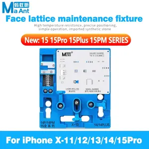 Maant MR-01 điện thoại sửa chữa lịch thi đấu Dot ma trận X-15 Pro Max tùy chỉnh DIY mặt ID chủ camera phía trước BGA reballing Stencil OEM - Product Image 2