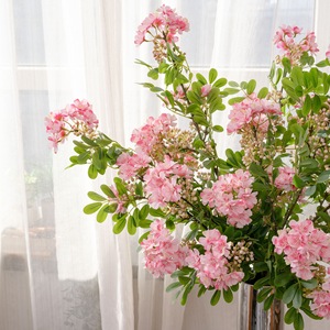 CallaFloral Fleurs Artificielles Rose Blanc Bouquet de Michelia Figo pour Mariage Décoration Maison 120cm de Haut Fleurs en Soie Réalistes - Product Image 2