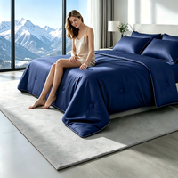 Couverture/édredon en soie glacée Q-Max 0.5, couverture rafraîchissante légère et respirante pour les personnes qui ont chaud la nuit en été
