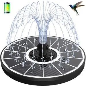 Mini Landscape Pool Solar Pump Garden Fountains 3.5W Solar Power Decorative Fountain