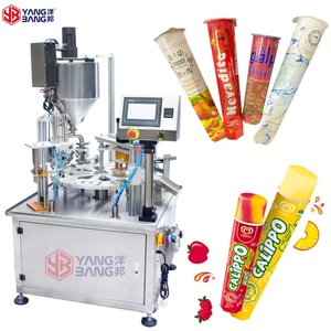 YB-FBJ1 ROTARY loại hoàn toàn tự động chất lỏng <span class=keywords><strong>Ice</strong></span> Lolly cốc sữa chua calippo Ống điền niêm phong máy - Product Image 1