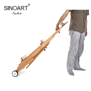 Sinoart mới chuyên nghiệp sồi sơn nghệ sĩ giá vẽ cho UK Gỗ Giá vẽ đứng hiển thị - Product Image 3