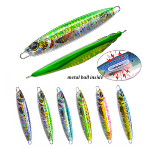 <span class=keywords><strong>Bassmaster</strong></span> Japón 60G/80G molde sonajero Bola de sonido fundición larga caída lenta paso Jigging señuelo Mar y Océano barco pesca Plantilla de Metal - Product Image 1