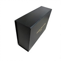 Boîte de parfum de luxe, boîte magnétique personnalisée avec estampage doré et insert en mousse