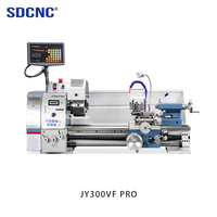 Tour à métaux de bureau horizontal de haute qualité, de qualité industrielle, petite machine-outil miniature pour l'enseignement, SDCNC JY300VF PRO