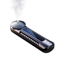 Diffuseur de parfum automatique solaire pour voiture BOOLA, éliminateur de formaldéhyde, corps métallique, atomisation intelligente, diffuseur de parfum pour véhicule