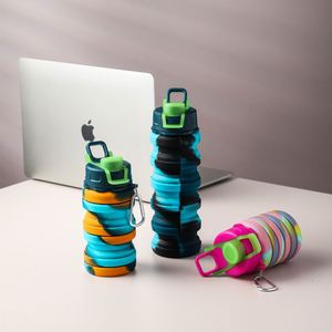 Vaso Plegable de Silicona Creativo, Portátil, Ecológico, Seguro para Beber, 500 ml, para Deportes al Aire Libre, Fitness, Camping y Viajes - Product Image 3
