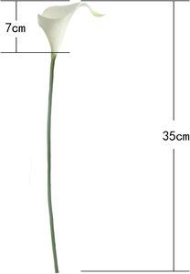 Flores Artificiales de Lirio Calla de Látex de Alta Calidad con Tacto Real, 79 cm, Tamaño Grande, Color Blanco, para el Día de la Madre, Navidad, Año Nuevo - Product Image 6