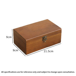 Caja <span class=keywords><strong>de</strong></span> Herramientas <span class=keywords><strong>de</strong></span> Costura <span class=keywords><strong>de</strong></span> Madera <span class=keywords><strong>de</strong></span> Pino Vintage, Juego <span class=keywords><strong>de</strong></span> Cestas <span class=keywords><strong>de</strong></span> Costura Portátiles <span class=keywords><strong>de</strong></span> Arte Popular, Técnica Pintada, Ecológica, para el Hogar - Product Image 3