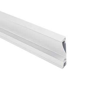 Plinthe murale <span class=keywords><strong>en</strong></span> <span class=keywords><strong>aluminium</strong></span> 6063 <span class=keywords><strong>profilé</strong></span> <span class=keywords><strong>en</strong></span> <span class=keywords><strong>T</strong></span> 16*80MM, finition argent <span class=keywords><strong>blanc</strong></span>, avec canal LED pour bande de 8mm - Product Image 3
