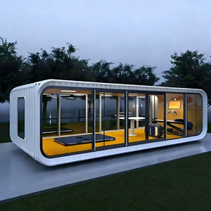 Casa Prefabbricata Moderna Tipo Apple <span class=keywords><strong>in</strong></span> Offerta, Facile <span class=keywords><strong>da</strong></span> Costruire, Ufficio Portatile Prefabbricato <span class=keywords><strong>da</strong></span> 20Ft 40Ft, Casa Container per Esterni - Product Image 6