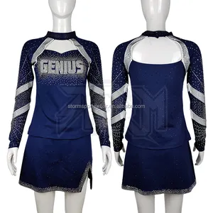 OEM Fabric Girls Youth Wholesale Cheerleading Uniforms Design Cheerleaders Dress