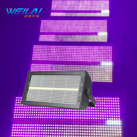 Projecteur stroboscopique LED RGBW 8+8 haute puissance avec effet wash pour événements professionnels