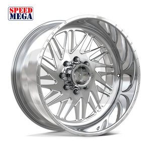 ล้อแม็กซ์อะลูมิเนียมอัลลอยด์แบบฟอร์จ ขอบลึก ขัดเงา ขนาด 20 22 24 26 นิ้ว ออฟเซ็ต -101 มม. 5x120.65 สำหรับ GMC Sierra 1500 - Product Image 1