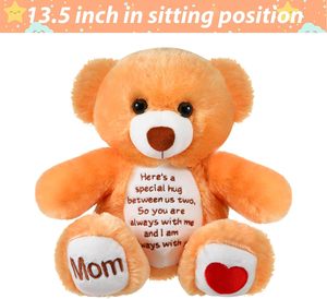 Personalizado mamá papá oso familia juguete de peluche lindo oso sentado peluche animal de peluche regalo para niños - Product Image 6