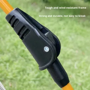 Tente de camping automatique monocouche pour l'extérieur, idéale pour les sorties familiales printanières, à ouverture rapide, protection solaire avec tissu en maille Oxford - Product Image 6