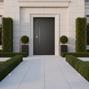 <span class=keywords><strong>Porte</strong></span> extérieure Villas Portails en fer Clôture en aluminium <span class=keywords><strong>Portail</strong></span> rétractable pour la confidentialité Entrée <span class=keywords><strong>de</strong></span> maison Jardin Hôtel Moderne - Product Image 4