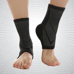 Chaussettes de sport unisexes en polyester tricoté pour le basketball, avec soutien de la cheville, protection respirante et compression, pour la <span class=keywords><strong>course</strong></span> à <span class=keywords><strong>pied</strong></span> et la <span class=keywords><strong>course</strong></span> athlétique. - Product Image 1