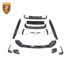 Kit de carrocería de fibra de carbono para <span class=keywords><strong>Bentley</strong></span> <span class=keywords><strong>Bentayga</strong></span> W12, Kit de carrocería con difusor de cubierta de espejo delantero de coche, edición limitada - Product Image 1