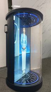 Écran transparent holographique 3D de 75 pouces, lecteur publicitaire avec prise en charge de la technologie tactile infrarouge et capacitive - Product Image 4