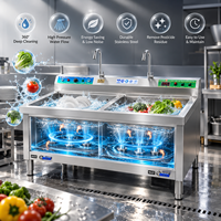 Station de lavage professionnelle pour cuisine, double bac en acier inoxydable pour vaisselle et légumes, évier de préparation alimentaire, directement de l'usine