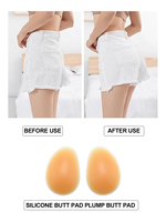Culotte Sculptante Invisible en Silicone Effet Rehausseur de Fesses et de Hanches Rembourrée, Amincissant les Cuisses, pour Femme