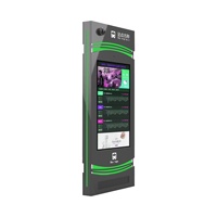 Kiosco de Publicidad Digital para Parada de Autobús, de Acero Galvanizado para Exteriores, con Monitor CCTV, Pantalla LCD HD, Señalización Inteligente para Parada de Autobús