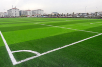 L004 Sport boden 50mm Stapel höhe Kunstrasen Fußball teppich Synthetisches Fußball gras und Fußballplatz teppich
